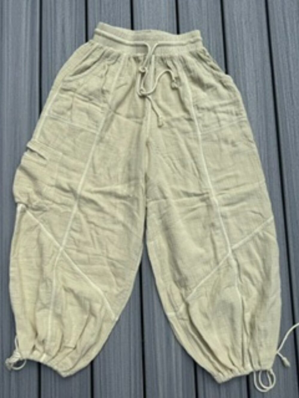 THREE BIRD NEST Cool Coast Wide Leg Pants - Sage Small